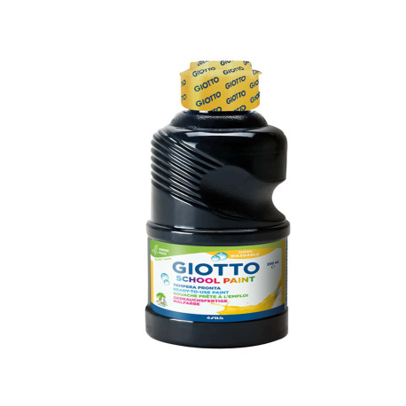 Tempera pronta - 250ml - nero - Giotto