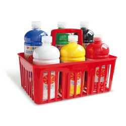 Tempera pronta Primi Passi - 1 L - colori assortiti - Primo - conf. 6 pezzi