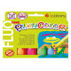 Tempera solida in stick Playcolor - 10 gr - colori fluo - Instant - astuccio 6 stick fluo