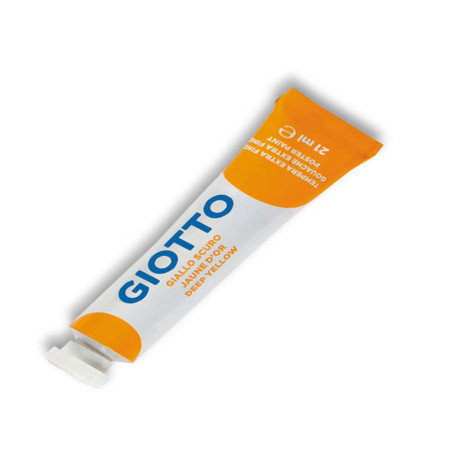 Tempera Tubo 7 - 21ml - giallo scuro - Giotto