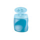 Temperamatite Easy con contenitore - 3 fori  - ergonomico - blu - per destrimani - Stabilo