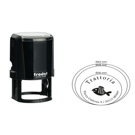 Timbro Original Printy 4630 - diametro 30 mm - Trodat