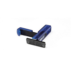 Timbro Pocket Stamp Plus 30 - 18 x 47 mm - 5 righe - autoinchiostrante - blu indaco- Colop