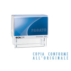 Timbro Printer 20/L G7 - COPIA CONFORME - 1,4 x 3,8 cm - autoinchiostrante - Colop