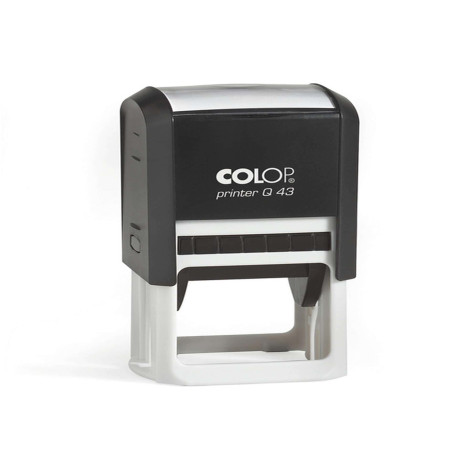 Timbro Printer Q 43 - 43 x 43 mm - 8 righe - quadrato - autoinchiostrante - nero - Colop