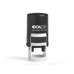 Timbro Printer R12 - diametro 12 mm - 2 righe - personalizzabile - autoinchiostrante - Colop