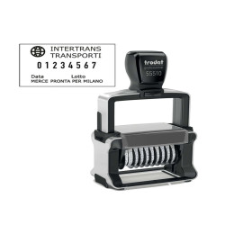Timbro Professional 4.0 55510/PL Numeratore - 10 colonne - 5 mm - autoinchiostrante - Trodat