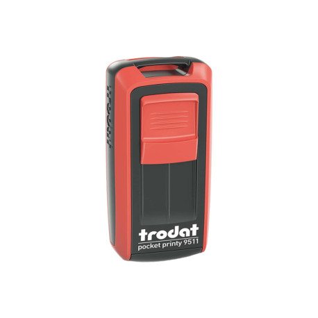 Timbro tascabile Pocket Printy 9512 - personalizzabile - 47 x 18 mm - 5 righe - autoinchiostrante - Trodat