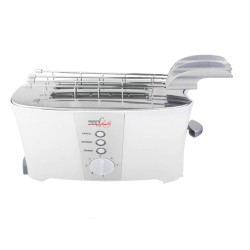 Tostapane elettrico - 2 pinze - 600 W - bianco - Melchioni family