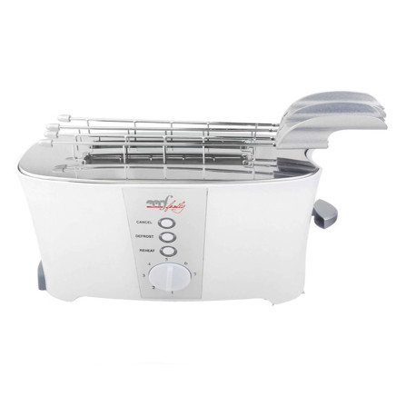 Tostapane elettrico - 2 pinze - 600 W - bianco - Melchioni family