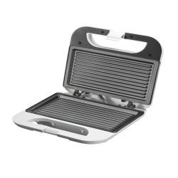 Tostiera a piastre Tostina - 13x23 cm - 750 W - bianco - Melchioni family