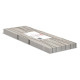 Tovaglia linea Airlaid - 100 x 100 cm - perla / tortora - Fato - conf. 25 pezzi