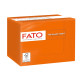 Tovagliolo - carta - 24 x 24 cm - 2 veli - arancio - Fato - conf. 100 pezzi