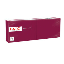 Tovagliolo - carta - 24 x 24 cm - 2 veli - bordeaux - Fato - conf. 100 pezzi