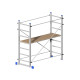 Trabattello Superminio - 158 x 80 x 220 cm - alluminio - Marchetti
