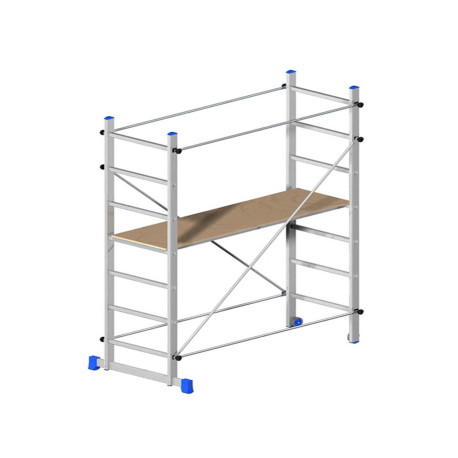 Trabattello Superminio - 158 x 80 x 220 cm - alluminio - Marchetti