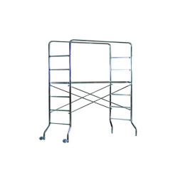 Trabattello Trio - 130 x 60 cm - H 188 cm - acciaio zincato - Marchetti