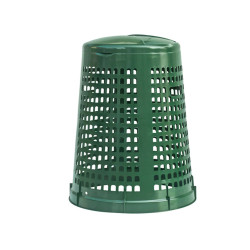 Trespolo portasacco - con anello fermasacco - diametro 38 cm - altezza 85 cm - 110 L - verde - Mobil Plastic