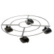 Trolley portavaso in acciaio - Ø 30 cm - Verdemax