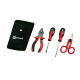 Trousse 4 utensili - per elettricista - similpelle - Melchioni Family