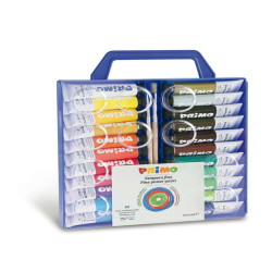 Tubi tempera - 12 ml - colori assortiti - Primo - astuccio 22 pezzi