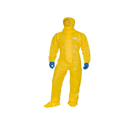 Tuta di protezione Deltachem - taglia M - giallo - Deltaplus