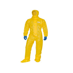 Tuta di protezione Deltachem - taglia XXL - giallo - Deltaplus