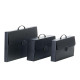 Valigetta Polionda Every Line Total Black - 36,5x56,5 cm - dorso 5,5 cm - Favorit
