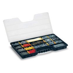 Valigetta portaminuterie ProOrganizer 24" - 51 x 33 x 6 cm - PPL - trasparente/nero - Terry