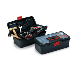 Valigetta portautensili ToolCase 16" - 40 x 21 x 17,5 cm - PPL - nero - Terry