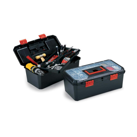Valigetta portautensili ToolCase 19" - 47,5 x 24 x 22,5 cm - PPL - nero - Terry