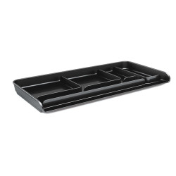 Vaschetta portacancelleria Mydesk - 26,1 x 12,5 x 2,8 cm - nero - Arda