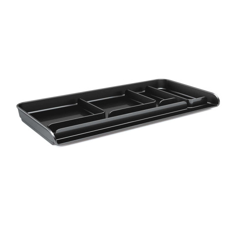 Vaschetta portacancelleria Mydesk - 26,1 x 12,5 x 2,8 cm - nero - Arda