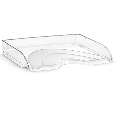 Vaschetta portacorrispondenza - apertura frontale - 26 x 35,1 x 6,9 cm - trasparente crystal - Cep