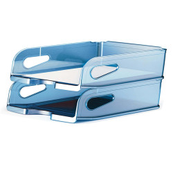 Vaschetta portacorrispondenza - Maxi - 34,5 x 27,8 x 11 cm - azzurro - Arda