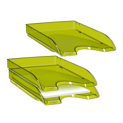 Vaschetta portacorrispondenza 200+H - 34,8 x 25,7 x 6,6 cm - bamboo green - Cep
