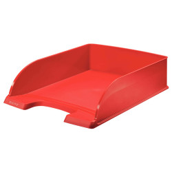 Vaschetta portacorrispondenza Leitz Plus Jumbo - 25,5 x 10,3 x 36 cm - rosso - Leitz