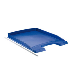 Vaschetta portacorrispondenza Leitz Plus Slim - 25,5 x 36 x 3,7 cm - blu - Leitz