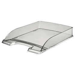 Vaschetta portacorrispondenza Leitz Plus Standard - 25,5 x 7 x 36 cm - fumé trasparente - Leitz