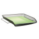 Vaschetta portacorrispondenza Mesh - 27 x 6,5 x 34 cm - rete metallica - nero - Alba
