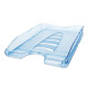 Vaschetta portacorrispondenza Sunrise - 33,5 x 25,4 x 7 cm - azzurro trasparente - Arda