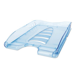 Vaschetta portacorrispondenza Sunrise - 33,5 x 25,4 x 7 cm - azzurro trasparente - Arda