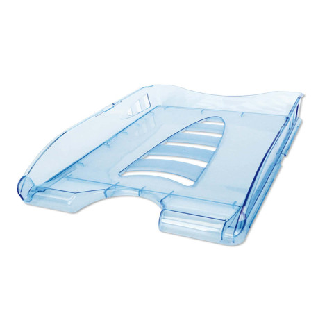 Vaschetta portacorrispondenza Sunrise - 33,5 x 25,4 x 7 cm - azzurro trasparente - Arda