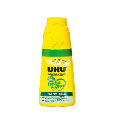Attaccatutto Twist&Glue ReNature - 35 ml - senza solventi - bianco - UHU