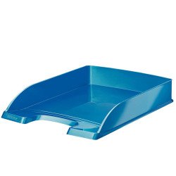 Vaschetta portacorrispondenza WOW - 25,5 x 35,7 x 7 cm - blu metallizzato - Leitz