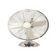 Ventilatore Cromo da tavolo - pala diametro 30 cm - 35 W - metallo cromato - CFG