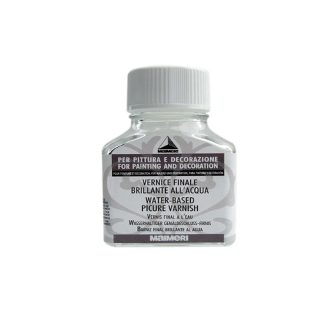 Vernice finale brillante all'acqua - 75 ml - Maimeri