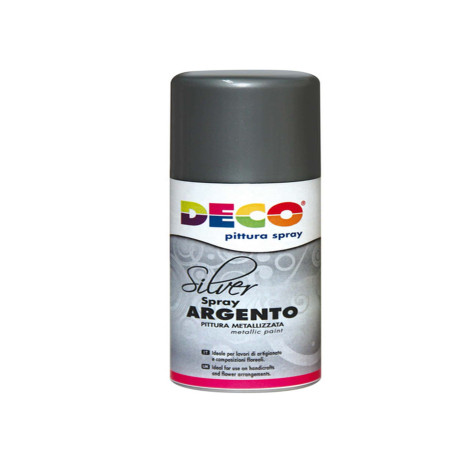 Vernice spray - 150ml - argento - DECO