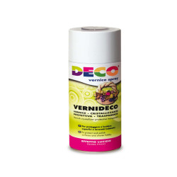 Vernice spray - trasparente - effetto laccato e ceramico - 400ml - DECO