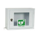 Visio Teca per defibrillatore semiautomatico - bianco - PVS